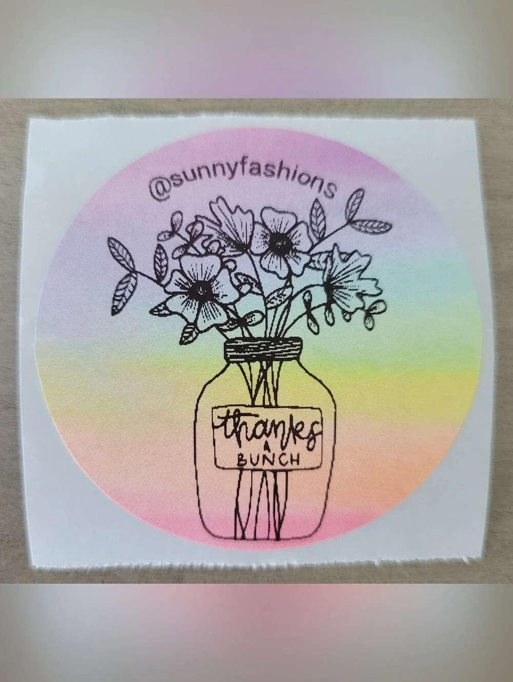Sunnyfashions bright rainbow